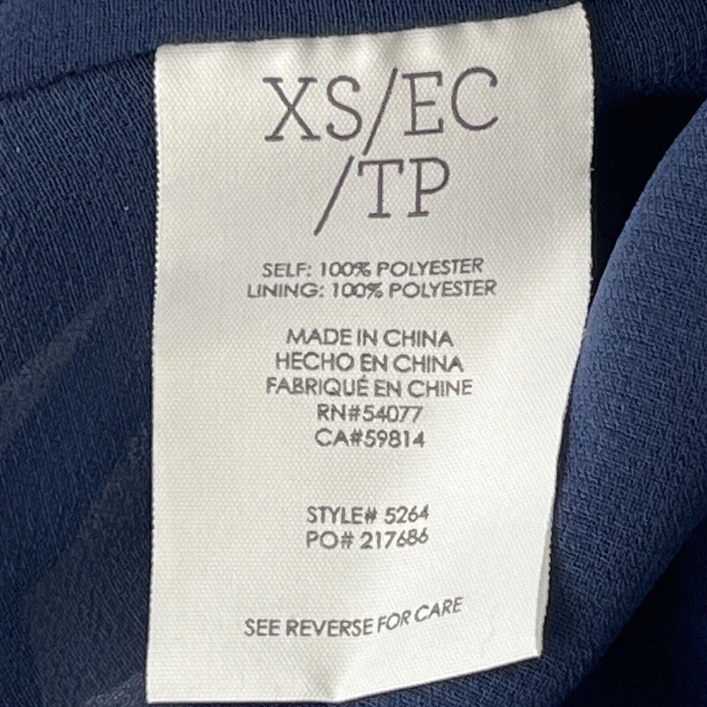 CAbi Marilyn Sundress Size XS Nautical Yacht Cruise Knot Stripe Dress Navy #5264 - Picture 14 of 14